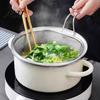 Stainless Steel Kitchenware Skimmer Strainer, Fine Mesh Slotted Spoon with Cooking Utensil for Noodles Long Handle, Rustproof Kitchen Tool Frying