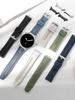 Für Samsung Galaxy Watch 8 Armband 44mm 40mm Ersatz Correa Sport Nylon+Silikon Armband Galaxy Watch 8 Classic 46mm Band