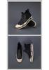 Men's Spring Leather Slip-On High-Top Shoes: Breathable, Versatile, and Trendy Casual Footwear.