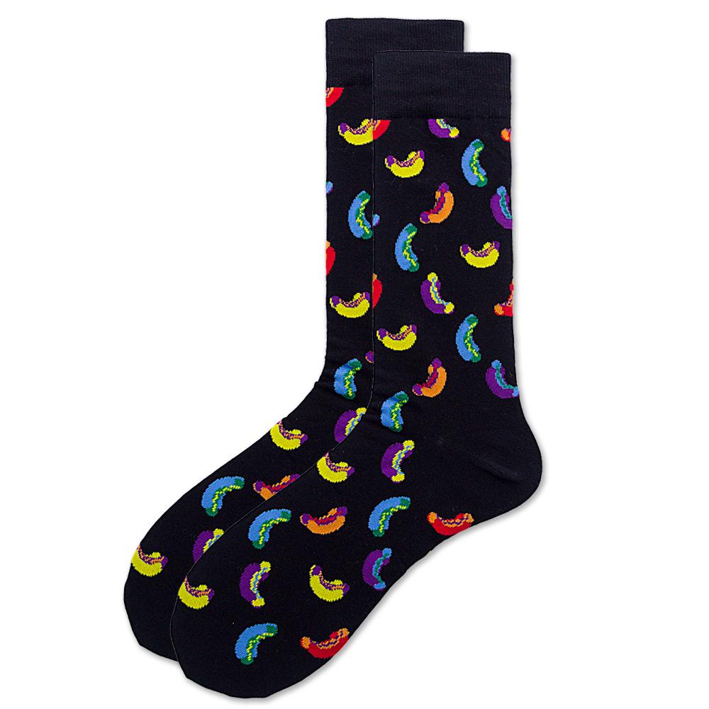 New INS beer corn men's and women's socks watermelon  dog sushi tide socks  dog socks comfortable breathable socks
