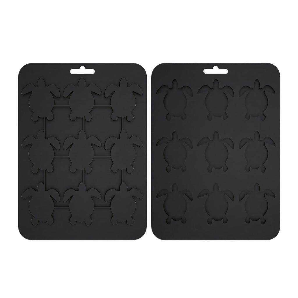 Animals Ice- Mold - Ocean Animals Turtle,Dolphins,Penguins,Silicone Mold For Baking Muffin Cake, Chocolate,Candy, Soap