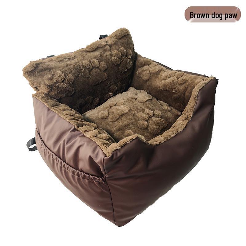 Przenosne wodoodporne siedzisko samochodowe i legowisko dla psa - Podwójne zastosowanie, zmywalna poduszka dla zwierząt na podróż, bezpieczeństwo