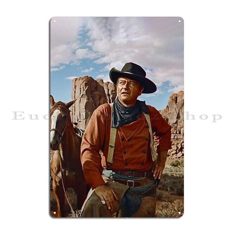 

John Wayne Metal Plaque Create Sign Designer Designing Retro Tin Sign Poster 20x30cm（7.8x11.8inch）