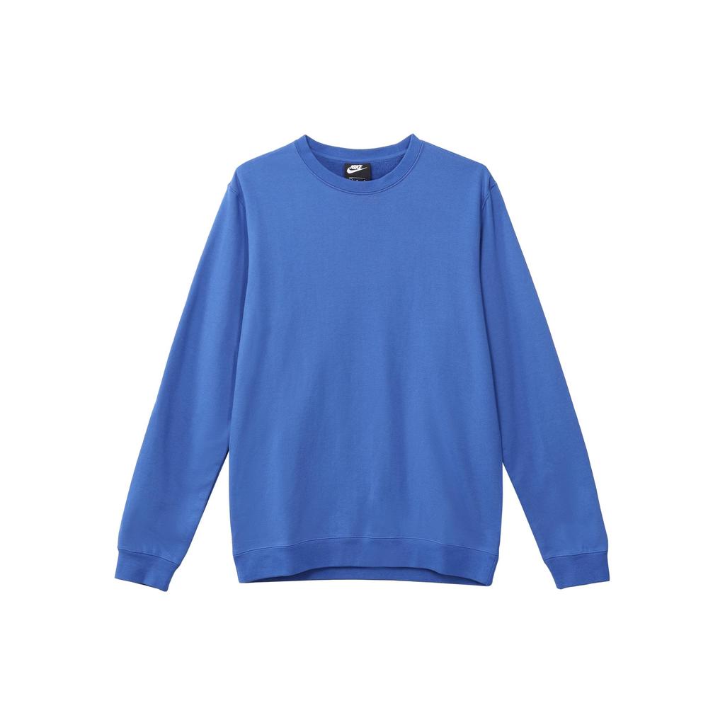 Nike Sweatshirts Men's Blue Crew Neck Moderate Regular BV6164-474