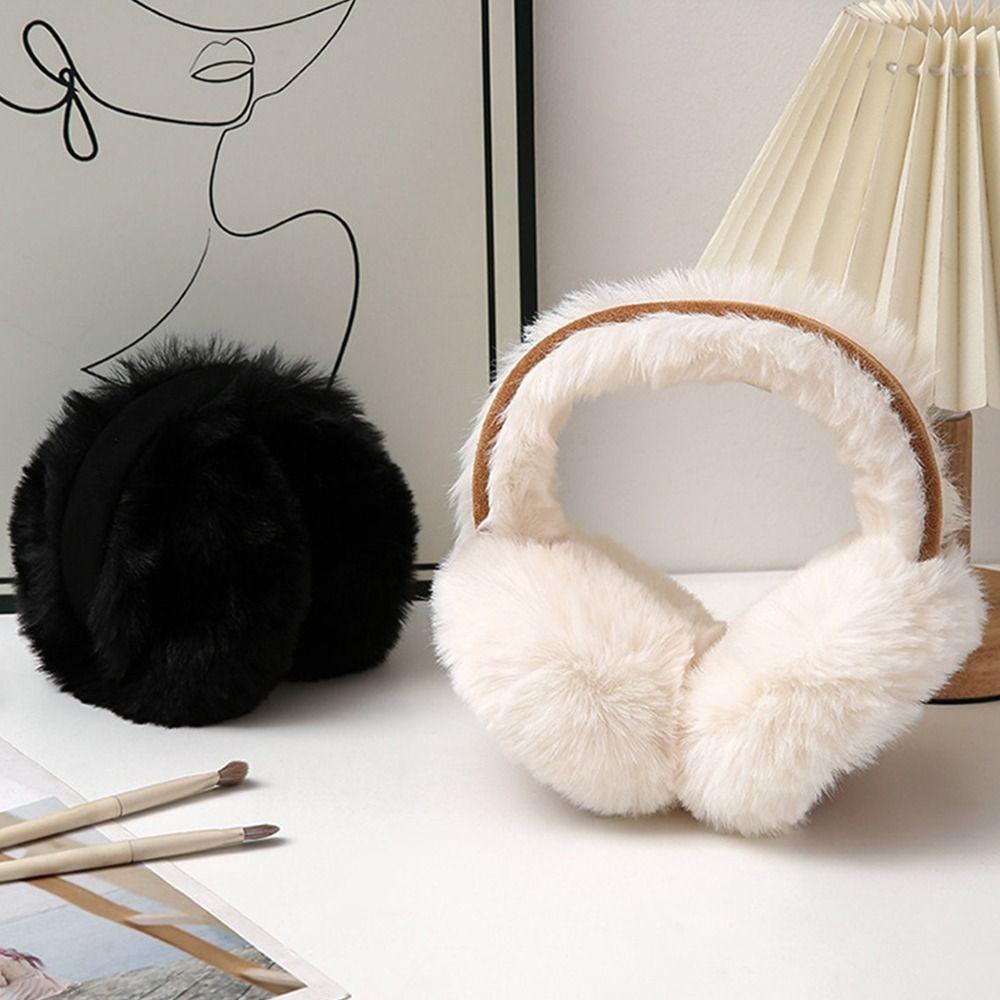 Warm Plush Ear Muffs Foldable Thicken Earflap Fashion Ear Cover  Winter
