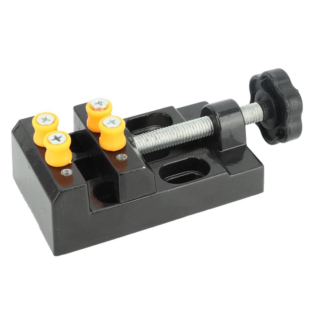 Mini Bench Vice Clamp Aluminum Alloy Mini Flat Clamp Opening Parallel Table Vise for DIY Sculpture