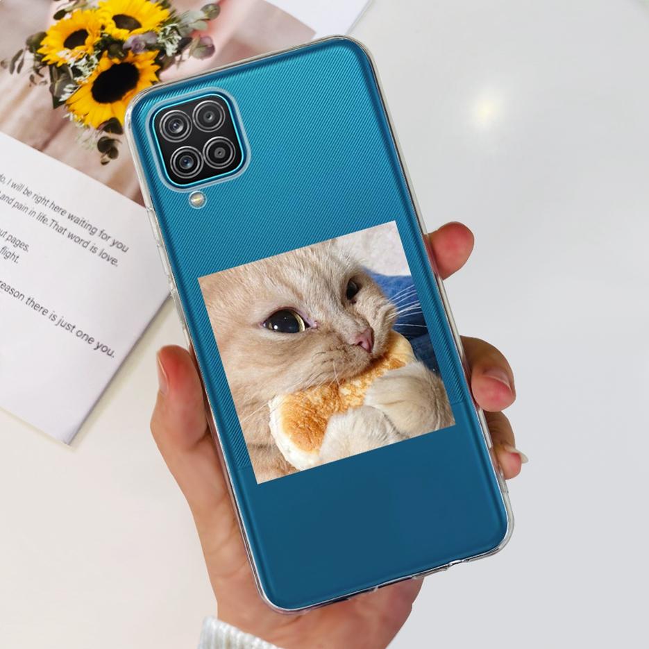 For Samsung Galaxy A12 Case F12 M12 New Fashion Painted Back Cover Soft Silicone Phone Case For Samsung M12 A 12 GalaxyA12 Shell