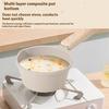 Maifanshi Sauce Barbecue Pot Non-Stick Frying Pan Thick Bottom Small Pouring Pot Double-ded Guide Mouth Safe
