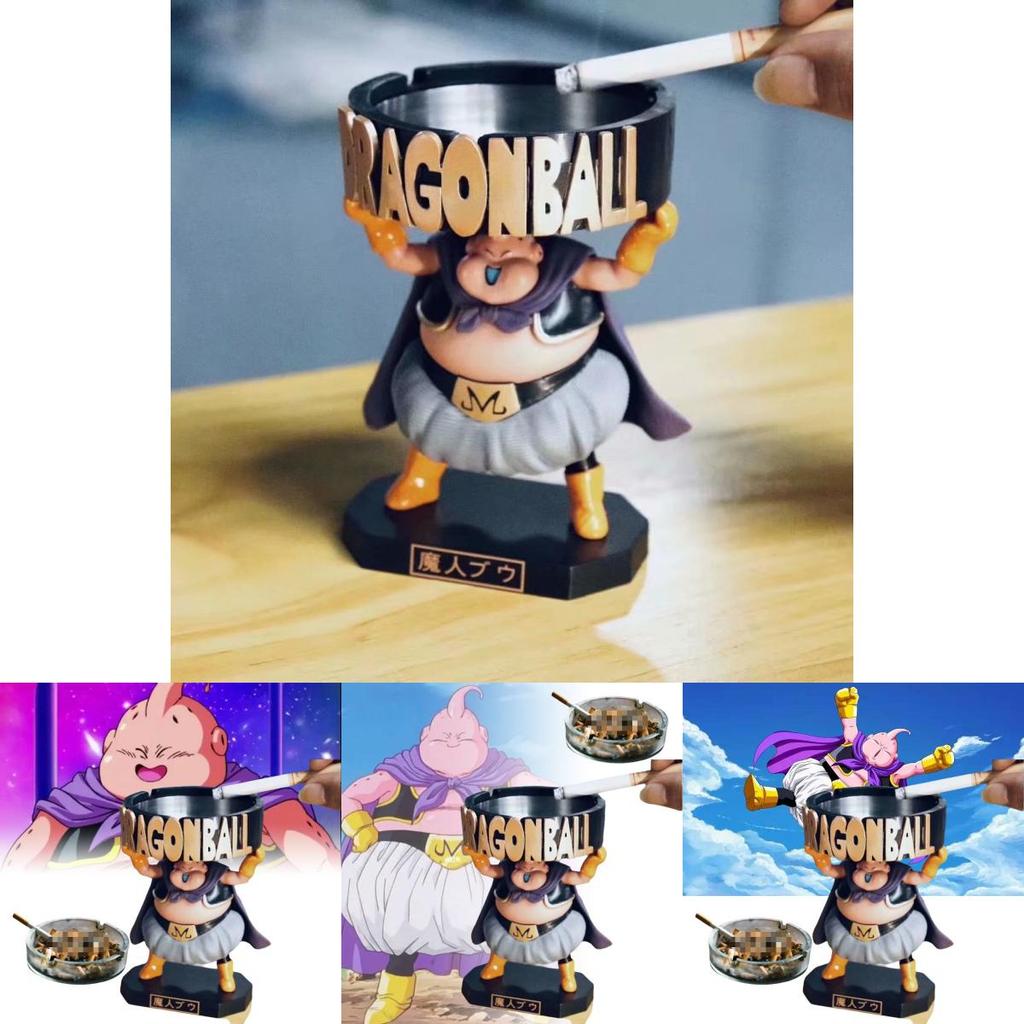 Dee Seven Dragon Ball Majin Buu Gk Ashtray Pvc Collectible Model 13cm Unique Design