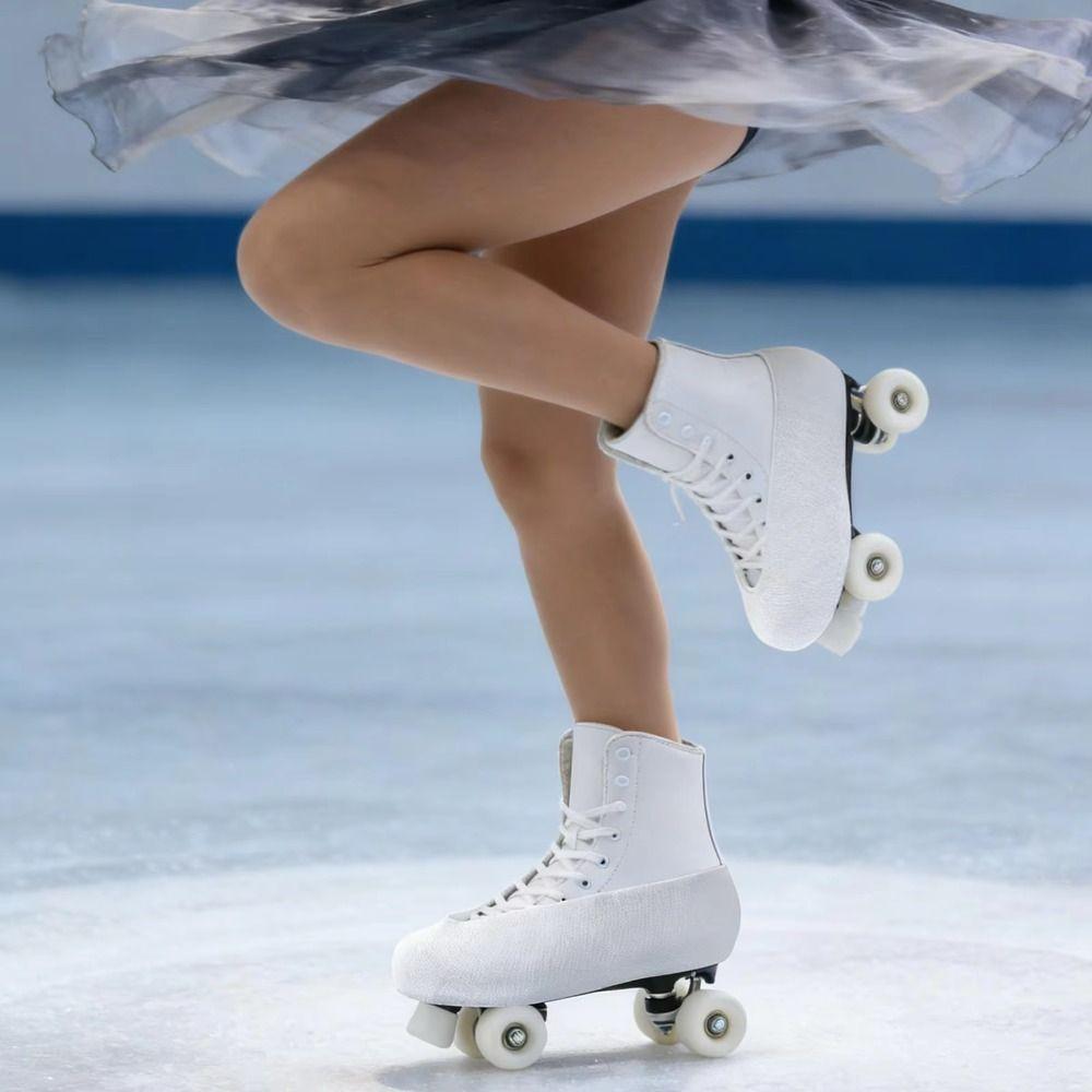 Kratzfeste Schlittschuhschoner für Eiskunstlauf Dehnbares Material Eislaufschutzhüllen Damen Herren