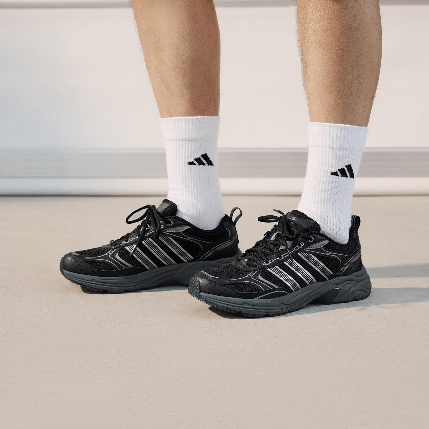 Adidas NEON FLUX Chunky Sneakers Unisex Black 41