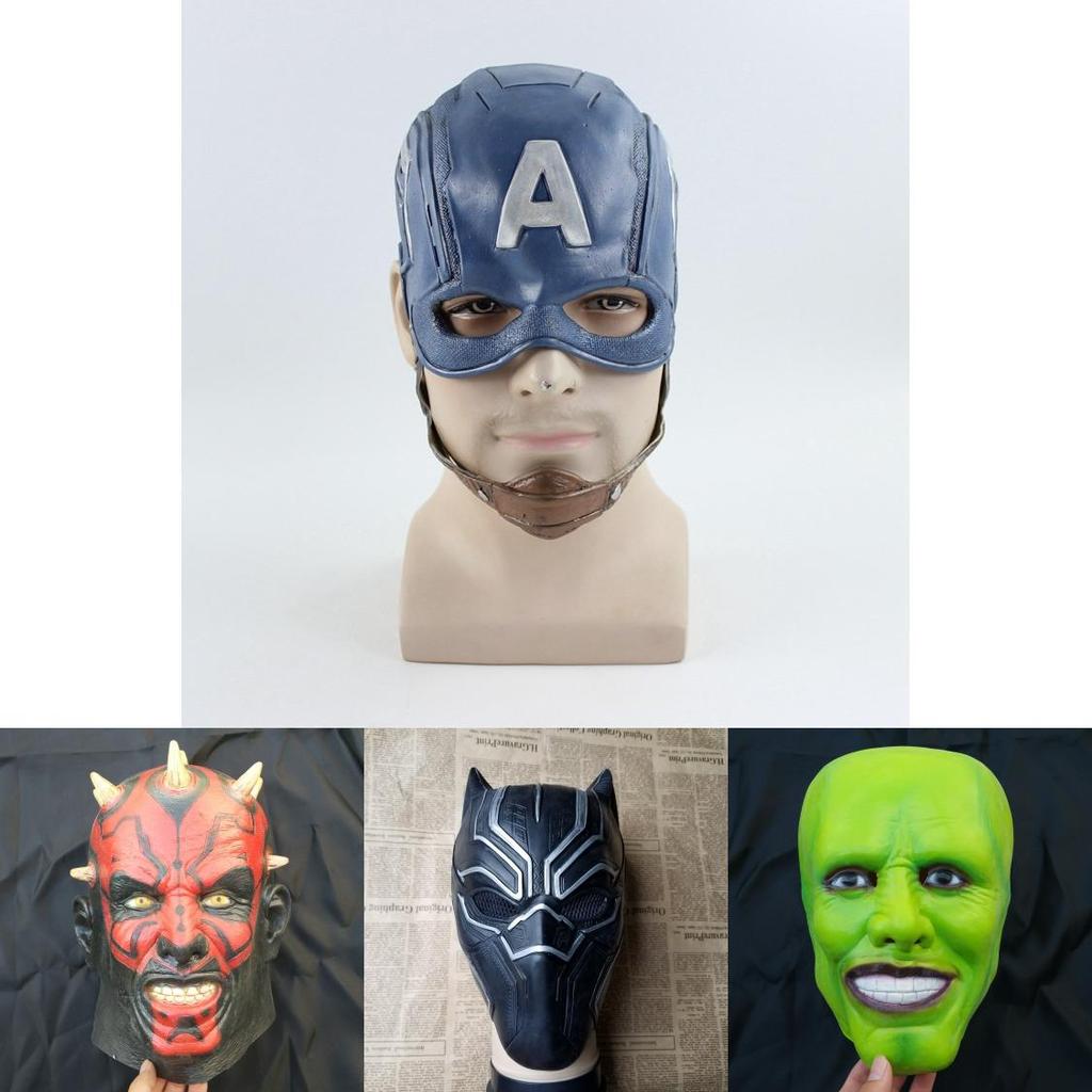 Cosplay Latexhandschuhe für Kostüm mit Black Panther Design