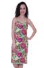 Moomaya Printed Spaghetti Strap Nightgown For Women  s Lace V-Neck Sleepwear
