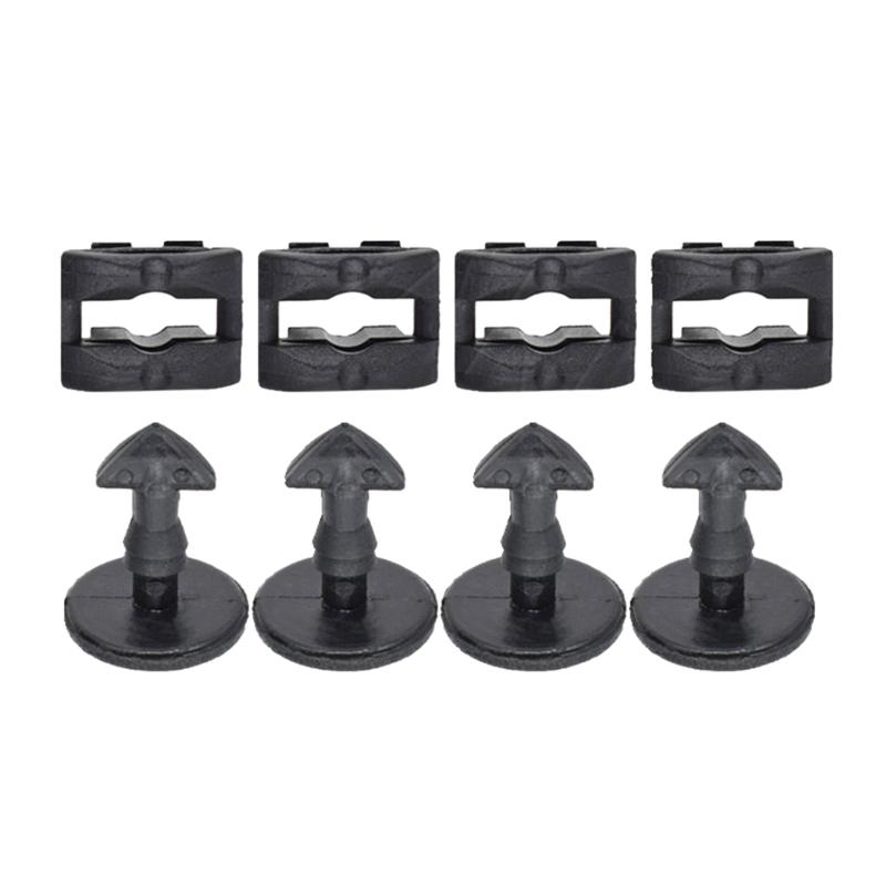 Bumper Towing Eye Hook Cover Clips Turn Lock Insert Kit Tow Bracket Cover Clip