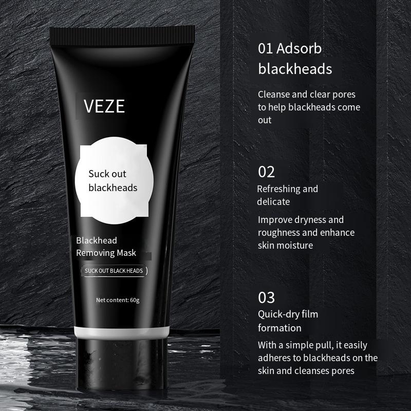 1 ks Krémová maska na odstranění černých teček, Čistí póry, Vysává černé tečky, Hydratuje péči o pleť, Odstraňuje černé tečky