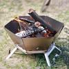 Portable Fire Pit  Camping Brazier Folding Bonfire Stove  Outdoor Fire Wood Stove  Steel Fire Pit