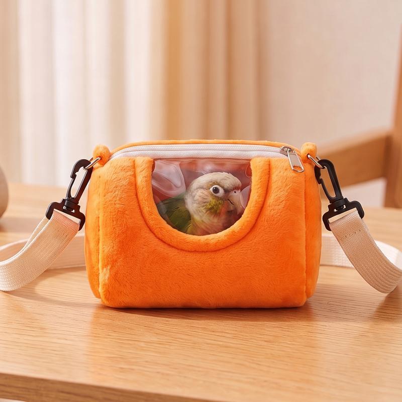 1 Pezzo Zaino Piccolo per Animali Domestici Borsa Trasportino Criceto Cilindro Portatile Borsa a Tracolla Scoiattolo Volante Viaggio Rete Traspirante Tasca Articoli per Animali Domestici