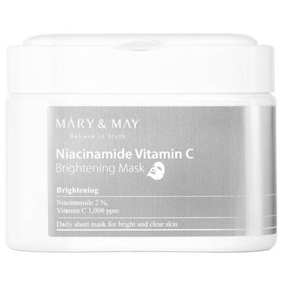 Niacinamid Vitamin C, Aufhellende Schönheitsmaske, 30 Blätter, 400 g (14,1 Unzen)