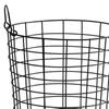 Iron Storage Basket 8.27inch X 7.87inch Laundry Hamper Container Multifunctional Bins