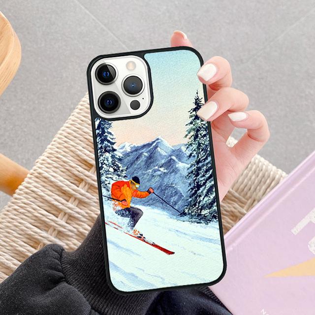 Skiing Snow Snowboard Ski Phone Case For iPhone 17 Air 14 15 16 13 12 Max Cover For Apple iPhone 17 Air 11 Pro Max Plus SE2020