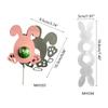 Metal Die Cuts Easter Rabbit Lollipop Embossing Stencil Cutting Dies for Card Drop Ship