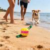 Dog Ball Interactive Teether With Handle Pet Toy Ball For Puppy Small Medium Large Breed Boredom Self-Entertainment Outdoor Park