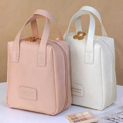 Shell Shape Handheld Makeup Bag with Large Capacity and High Appearance Travel Portable Cosmetic Storage Bags Waterproof