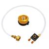 German Standard LPG Stove Head: Outdoor Gas Can Adapter with Long Flat Cassette and Inflatable Valve Connector Pipe