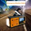 Emergency Weather Radio Outdoor Solar Hand Crank Radio Digital FM AM WB Radio