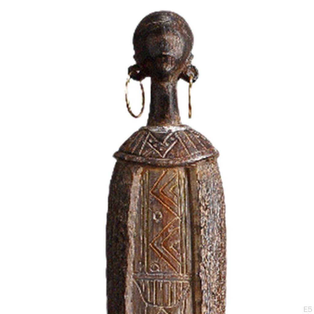 Staty Skulptur Harts Figurer Kontor Sovrum Tribal Dam