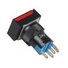 16mm Square Push Button Switch LED Light Momentary Electric Circuit Switch for Home Lighting and Automation Projects