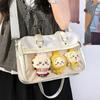 Nuova Borsa a Tracolla Monospalla alla Moda Borsa da Mano per Mostra di Fumetti Dolce Originale Ulzzang Y2K Ita Bag per Donna Borsa a Forma di Bambola da 10 cm