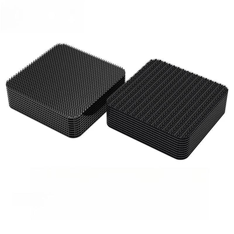 Car Mat Invisible Fixing Sticker, Anti-Slip High Temperature Resistant Double-Sided Velcro, Universal Automotive Fastener Clip