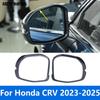 Accessories For Honda CR-V CRV  2024 2025 Carbon Fiber Rear View Side Mirror Sun Visor Shade Rain Guard Shield Car Styling