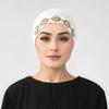 Modal Cotton Rhinestone Undercap Stretchy Hijab Premium Soft Bonnet Muslim Women Elastic Inner Hijab Turban Islam Underscarf