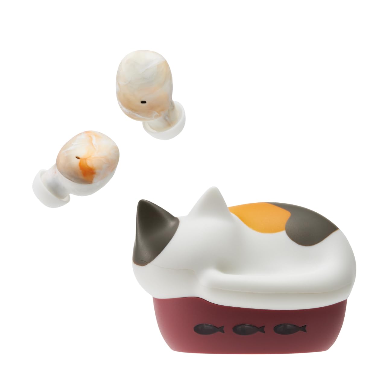 

Radius HP-C28BT True Wireless Earphones: NEKO true wireless earphones, Bluetooth compatible, fully wireless, left and right separated earbuds, AAC,