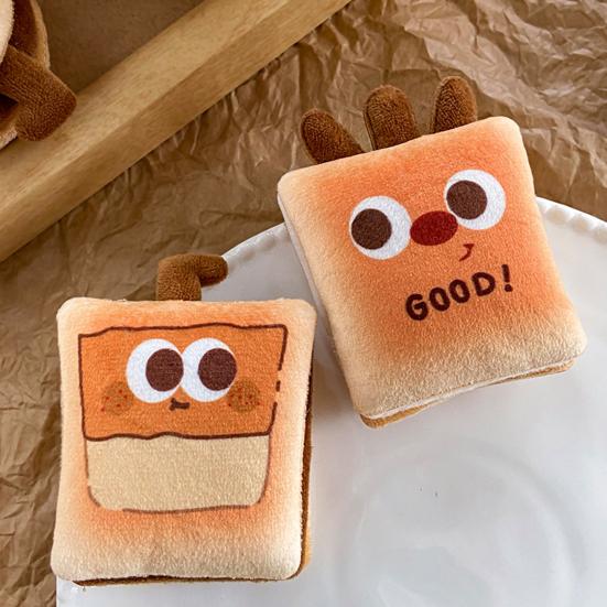 Plush Cartoon Food Refrigerator Magnet Stuffed Bread Pizza Sandwich Milk Tea Cookies Fridge Magnet Home Office Decorative Accessories