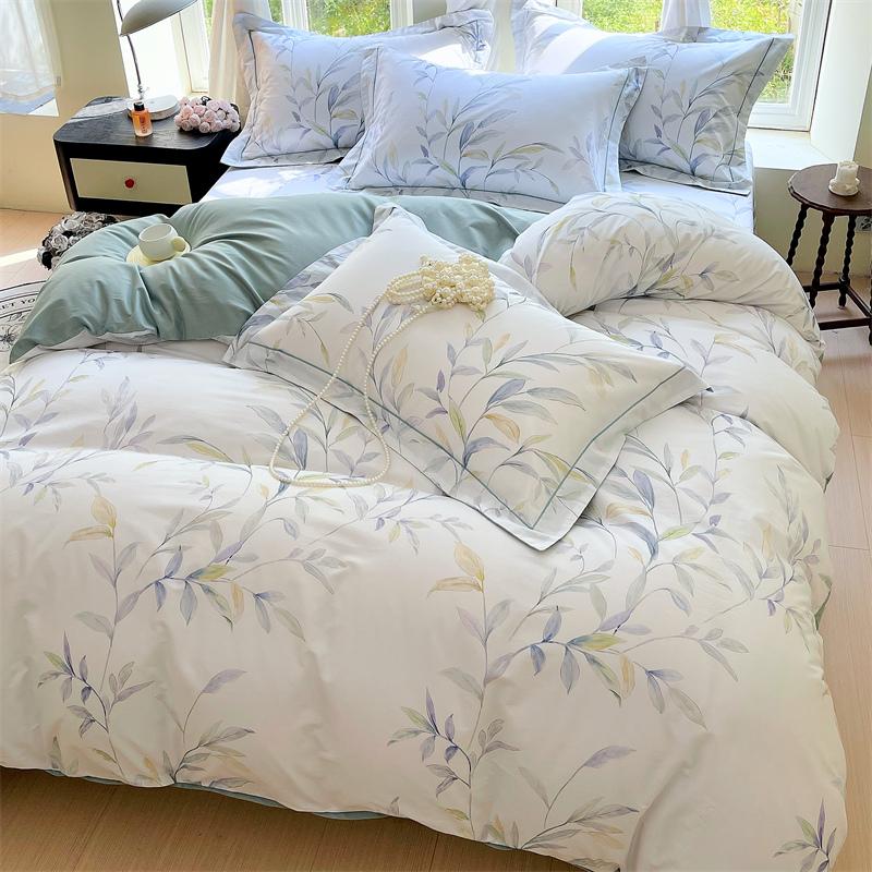 

Luxury High-density 100% Cotton Bedding Set 3 Piece, Duvet Cover Set 1 Duvet Cover 2 Pillowcase,Single/Double/200x200/220x240 200x230cm(79x91 in)