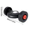 Mower Support Wheels Adjustable Cordless Trimmer Auxiliary Wheels Garden Lawn Mower Cutter Replacement Trimmer Auxiliary Wheels