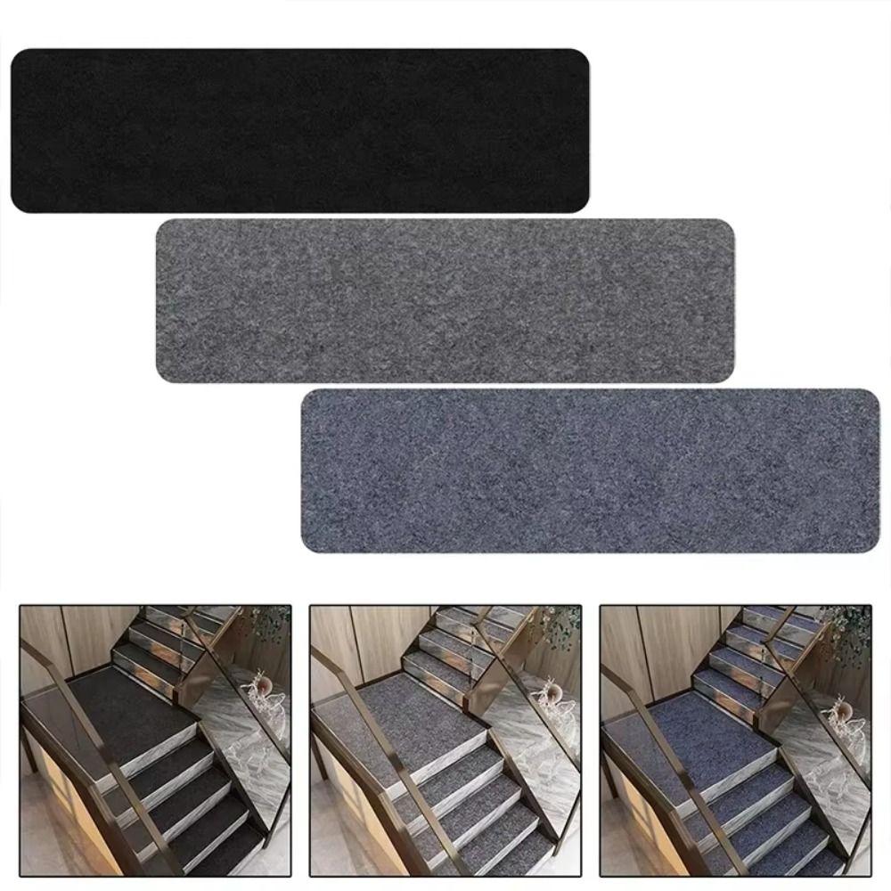 Self-adhesive Stair Tread Carpet Mat 76X20cm Door Mat New Protection Cover Pads  Home Decor