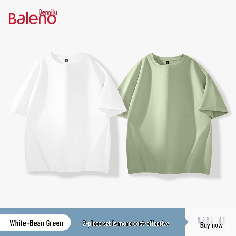 Baleno Unisex Loose Fit Round Neck Cotton T-Shirt M