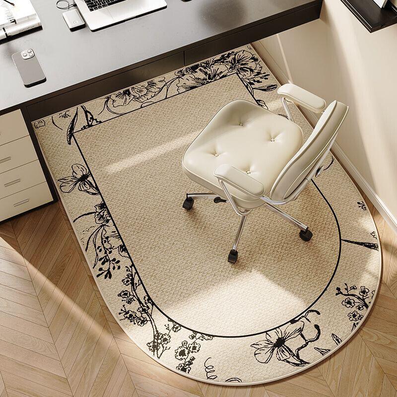 Anti-slip Carpet for E-sports Swivel Chair Study Offices Floor Cushion Foot Mat Fashion Carpet Irregular Living Room Decoration