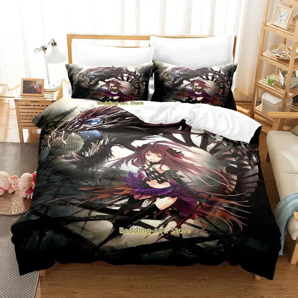 New Game Lord of Vermillion Bedding Set Single Twin Full Queen King Size Anime Duvet Cover for Adult Kid Bedroom