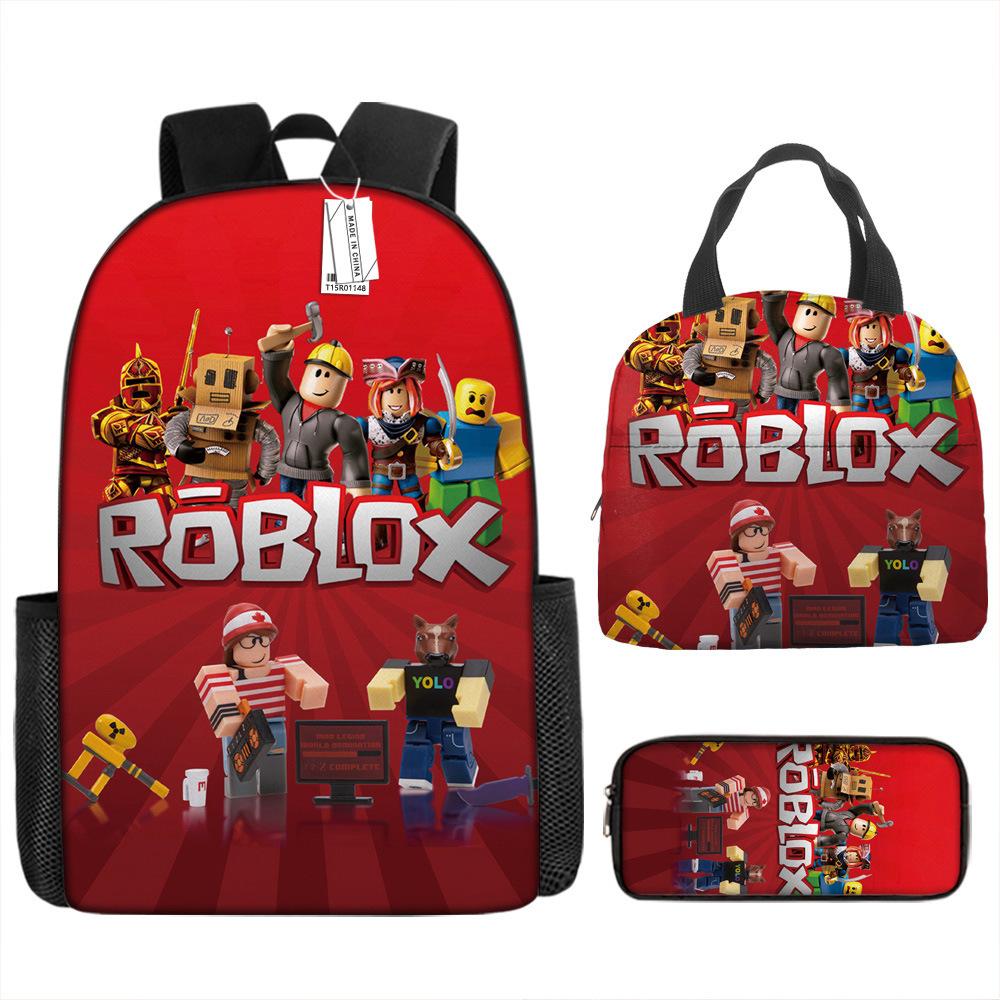 Virtual World, Primary And Secondary School School Bags, Children S Backpacks, Backpacks, Cartoon Lunch Bags Pencil case