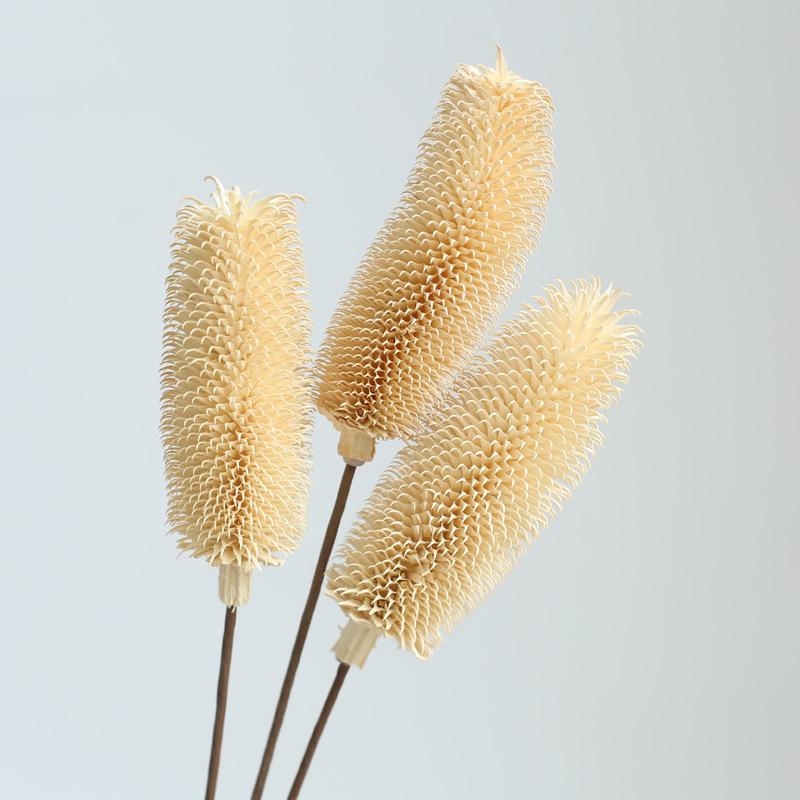 Yunnan Dried & Immortal Flowers Bouquet: Baby's Breath, Roses, Forget-Me-Nots for Home & Homestay Decor