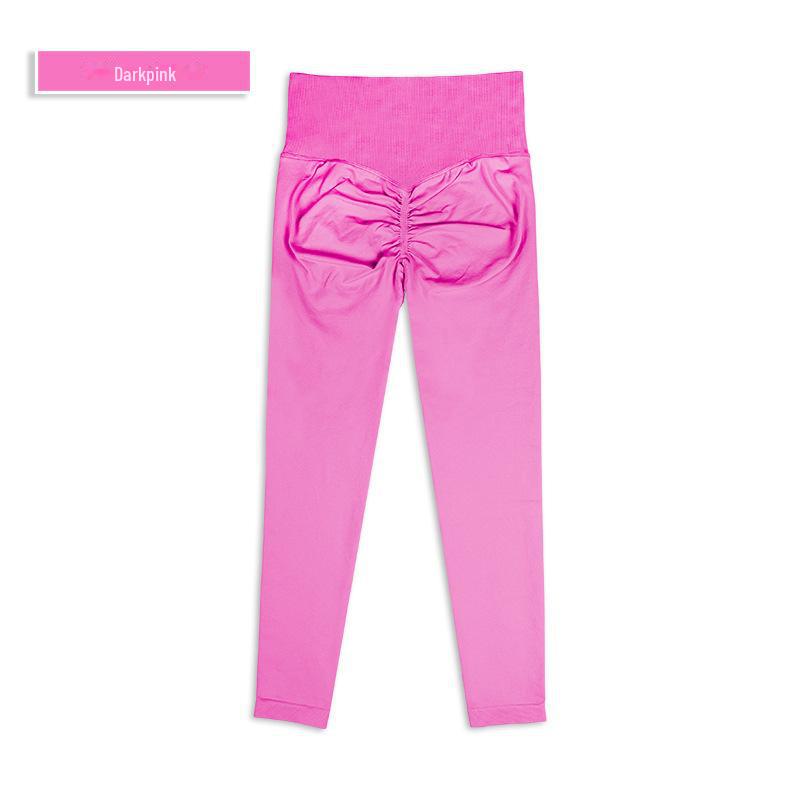 European & American DFYNE Seamless Yoga Fitness Trousers - Hip-Lifting, Tight Fit.