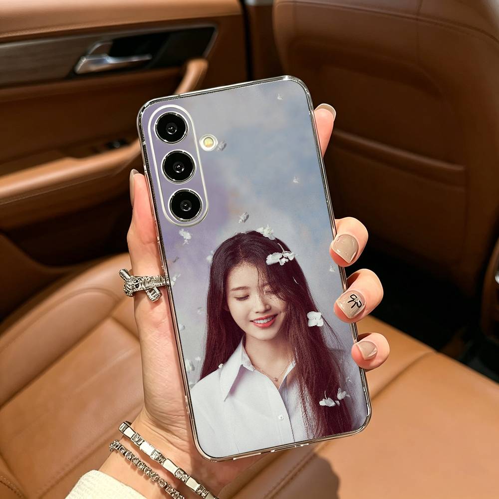 Versatile Actress-L-Lee Ji-eun Clear Phone Case for Samsung Galaxy A71, A70, A52, A51, A40, A30