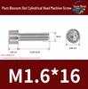 304 Stainless Steel Torx Head Machine Screws M1.6-M3
