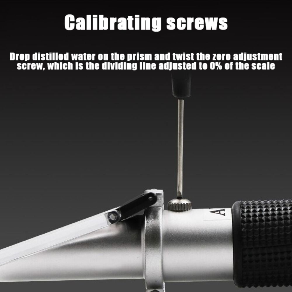 Handheld Brix Saccharimeter Tester Prism Refraction Sugar Concentration Tester  Household