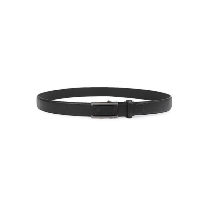 Benovero Men S Automatic Belt Black Derby emboSSed Cowhide Check 2026 SS Bmg1acb1230k1 